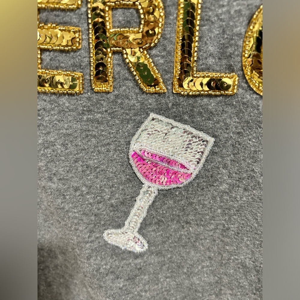 Bow & Drape “You Had Me at Merlot” Sweatshirt - Picture 4 of 9